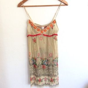 Silk, Beaded Free People Nighty!